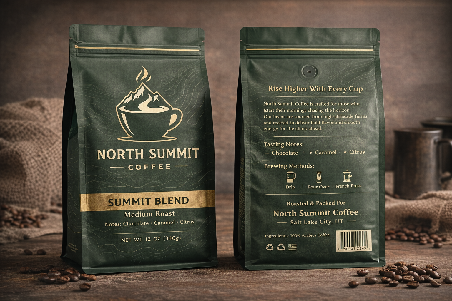 North Summit Coffee bags
